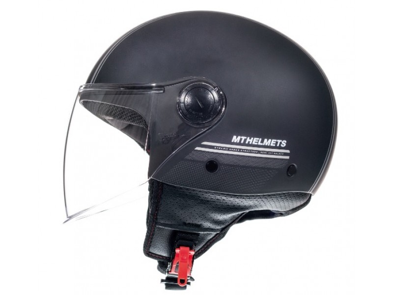 Casca open face motociclete MT Street Entire C9 negru mat