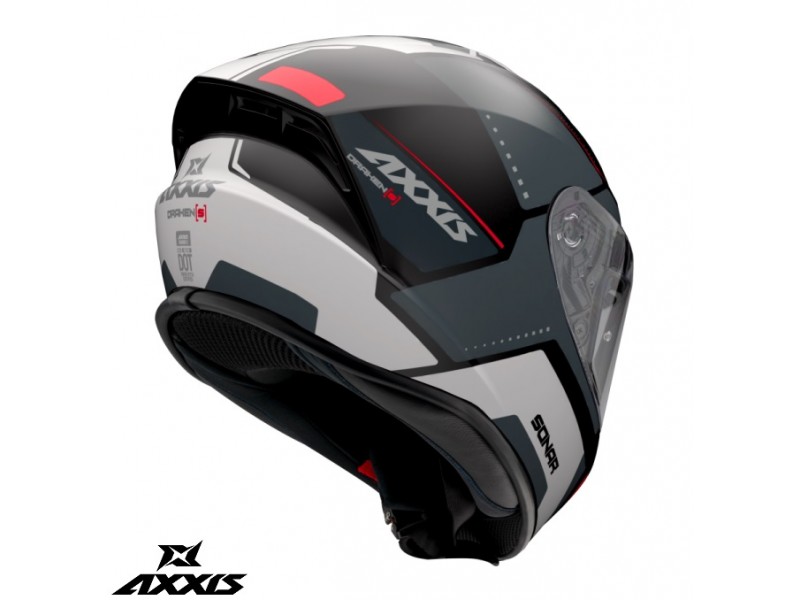 Casca integrala Axxis model Draken S Sonar B15 rosu mat Casca integrala Axxis model Draken S Sonar B15 rosu mat