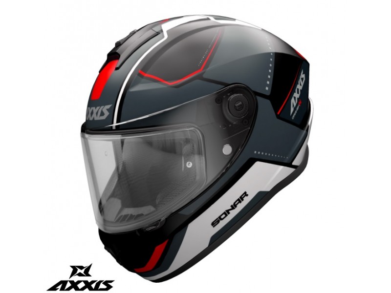 Casca integrala Axxis model Draken S Sonar B15 rosu mat Casca integrala Axxis model Draken S Sonar B15 rosu mat