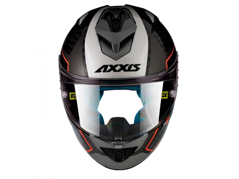 Casca integrala Axxis model Cobra Rage A2 gri lucios carbon - 100% carbon