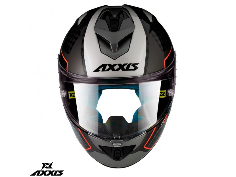 Casca integrala Axxis model Cobra Rage A2 gri lucios carbon - 100% carbon