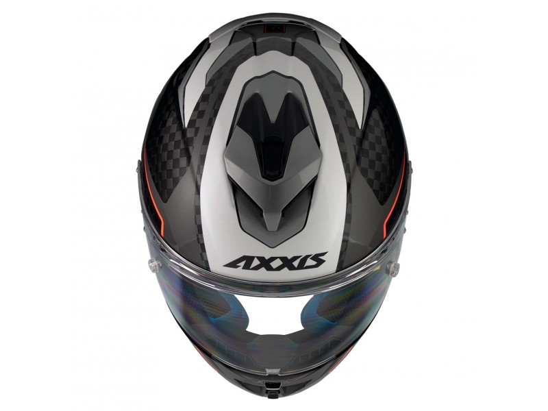 Casca integrala Axxis model Cobra Rage A2 gri lucios carbon - 100% carbon