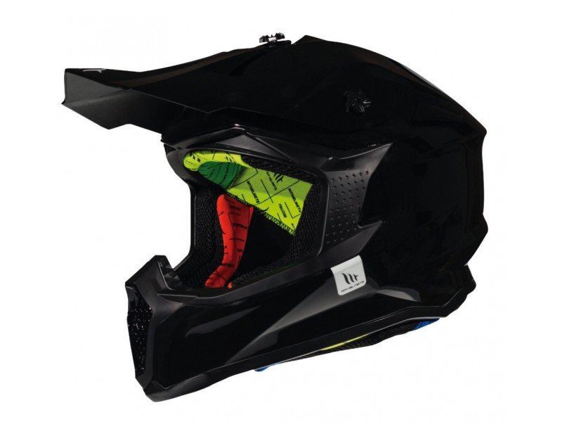 Casca off road MT Falcon solid A1 negru lucios Casca off road MT Falcon solid A1 negru lucios