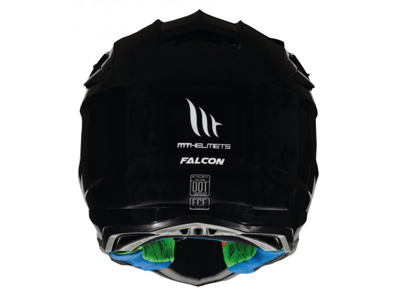 Casca off road MT Falcon solid A1 negru lucios Casca off road MT Falcon solid A1 negru lucios