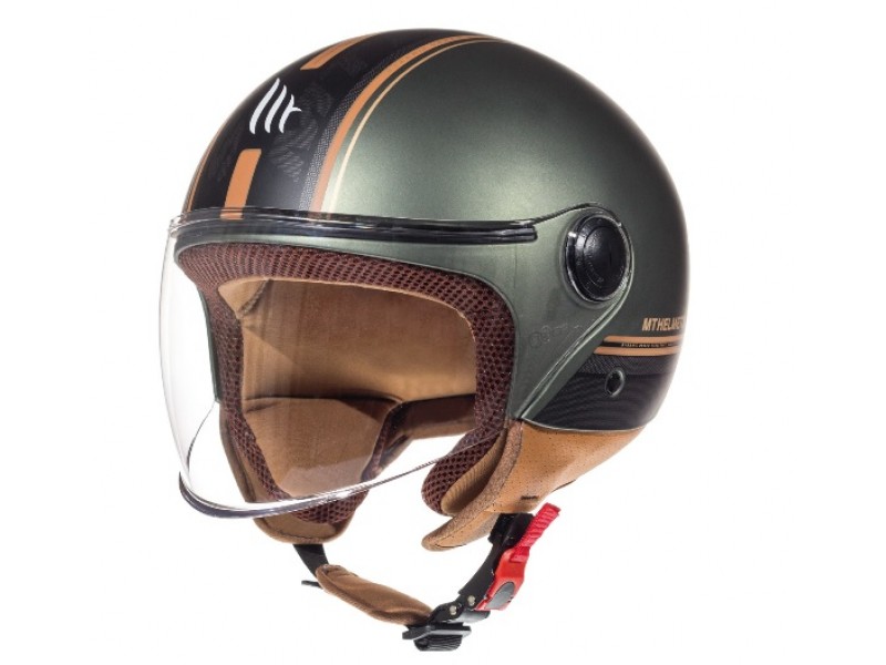 Casca open face motociclete MT Street Entire I2 maro mat (open face) Casca open face motociclete MT Street Entire I2 maro mat (open face)