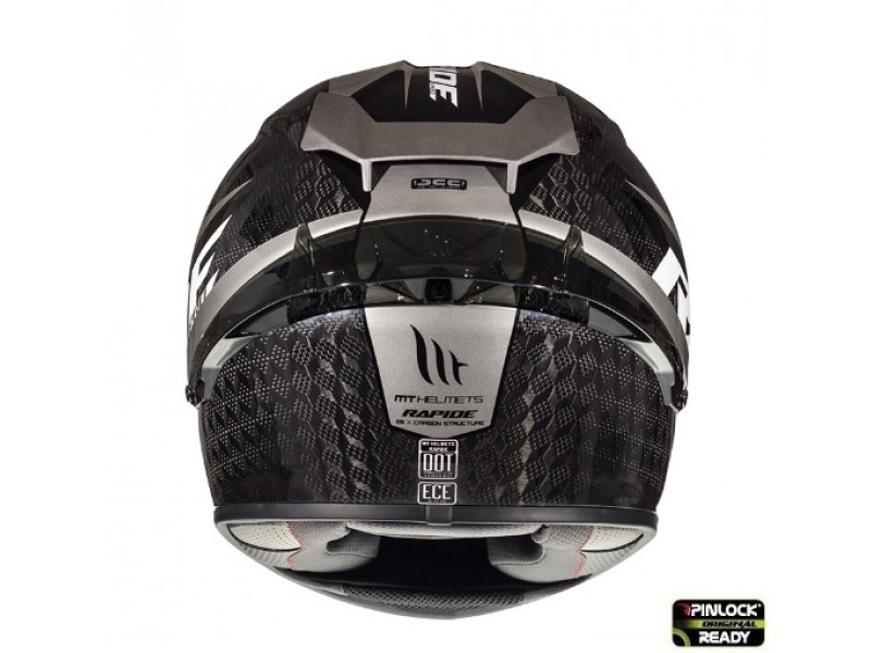 Casca integrala motociclete MT Rapide Pro Carbon C2 gri lucios - 100% carbon Casca integrala motociclete MT Rapide Pro Carbon C2 gri lucios - 100% carbon