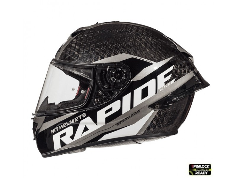 Casca integrala motociclete MT Rapide Pro Carbon C2 gri lucios - 100% carbon Casca integrala motociclete MT Rapide Pro Carbon C2 gri lucios - 100% carbon