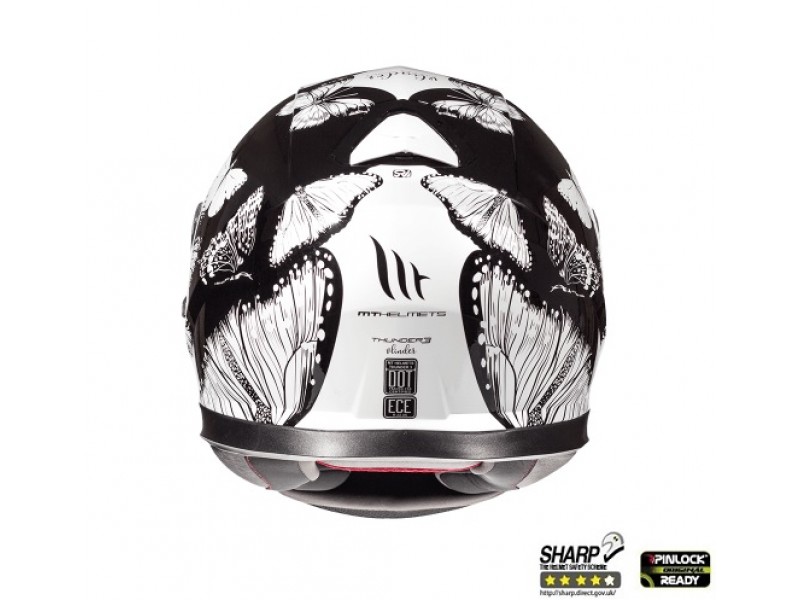 Casca integrala motociclete MT Thunder III SV Vlinder A1 negru/alb perlat lucios (ochelari soare integrati) Casca integrala motociclete MT Thunder III SV Vlinder A1 negru/alb perlat lucios (ochelari soare integrati)