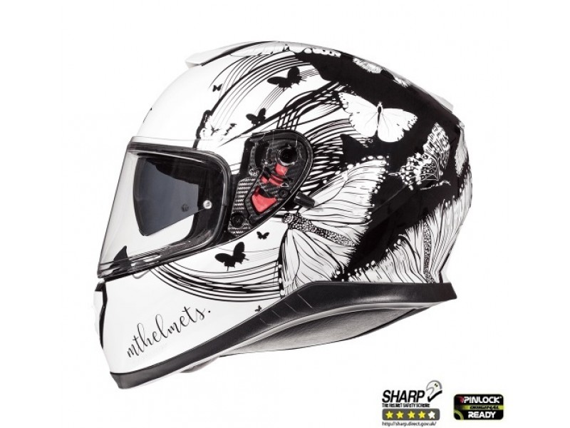 Casca integrala motociclete MT Thunder III SV Vlinder A1 negru/alb perlat lucios (ochelari soare integrati) Casca integrala motociclete MT Thunder III SV Vlinder A1 negru/alb perlat lucios (ochelari soare integrati)