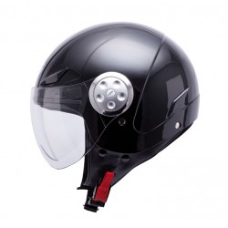 Casca open face motociclete MT Urban Kids negru lucios - de copii