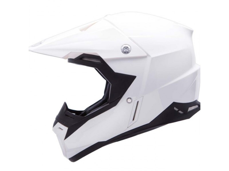 Casca off road motociclete MT Synchrony alb lucios