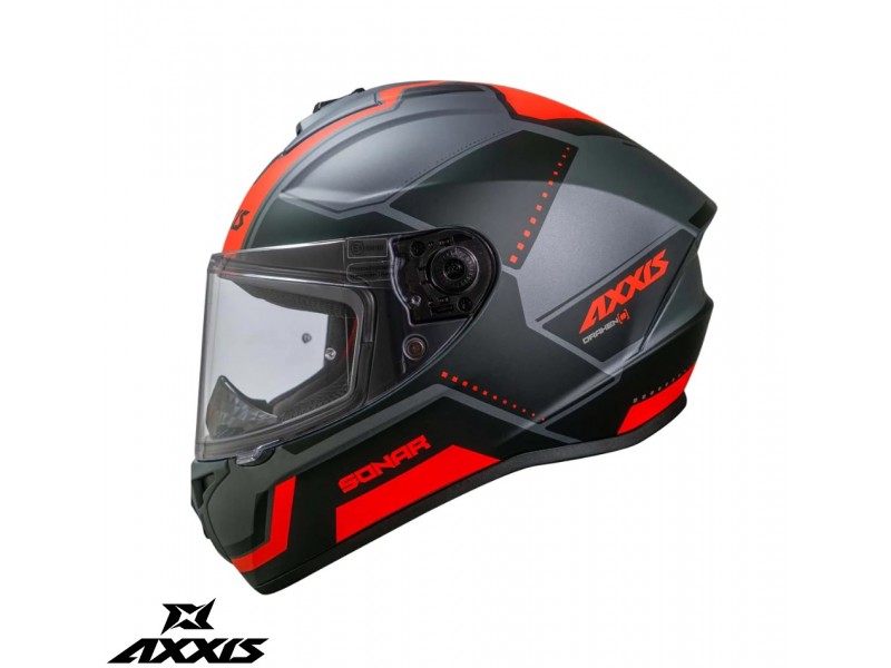 Casca integrala Axxis model Draken S Sonar B5 rosu mat Casca integrala Axxis model Draken S Sonar B5 rosu mat