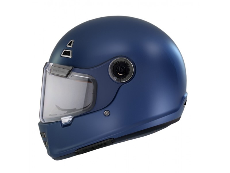Casca integrala MT Jarama A7 albastru mat - model Retro
