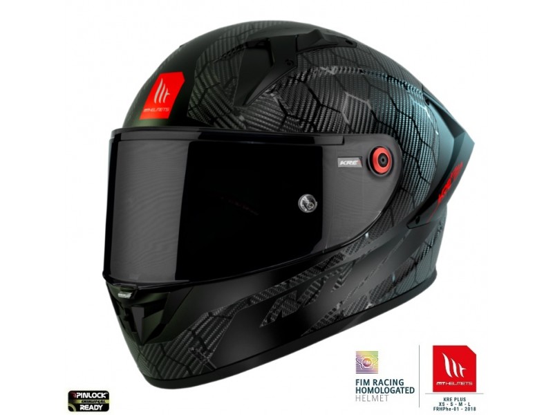 Casca integrala MT KRE+ Carbon negru A11 negru lucios - 100% carbon Casca integrala MT KRE+ Carbon negru A11 negru lucios - 100% carbon