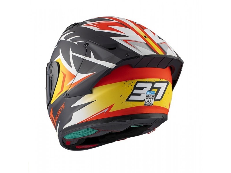 Casca integrala MT KRE+ Carbon Acosta A37 albastru inchis (negru) mat - 100% carbon