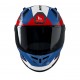 Casca integrala MT KRE+ Carbon Projectile D7 albastru lucios - 100% carbon