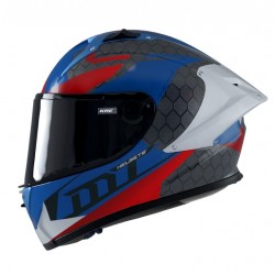 Casca integrala MT KRE+ Carbon Projectile D7 albastru lucios - 100% carbon