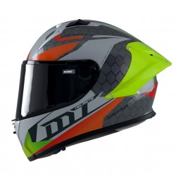 Casca integrala MT KRE+ Carbon Projectile D2 gri lucios - 100% carbon