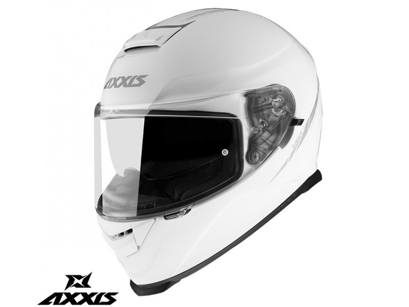 Casca integrala Axxis model Eagle SV A0 alb lucios (ochelari soare integrati) Casca integrala Axxis model Eagle SV A0 alb lucios (ochelari soare integrati)