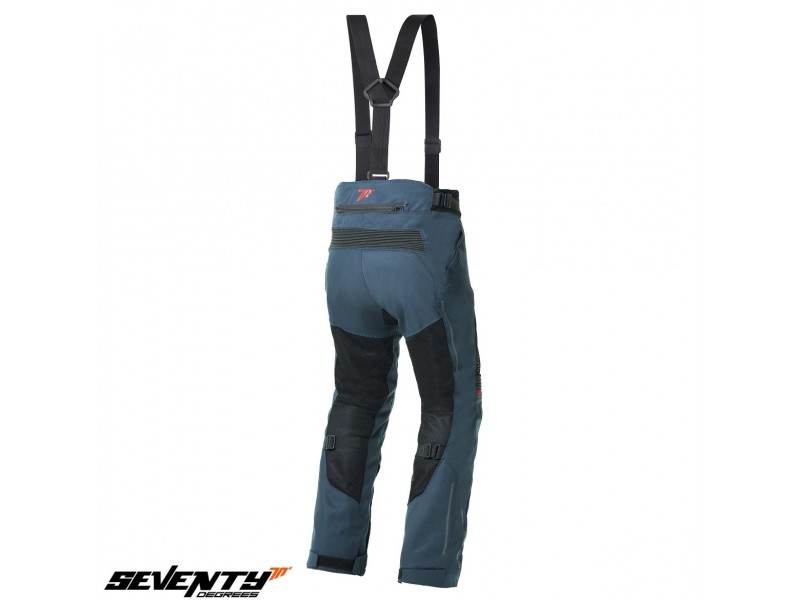 Pantaloni moto Touring unisex Seventy vara model SD-PT22 culoare: albastru Pantaloni moto Touring unisex Seventy vara model SD-PT22 culoare: albastru