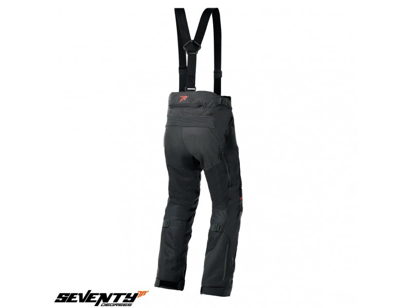 Pantaloni moto Touring unisex Seventy vara model SD-PT22 culoare: negru