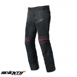 Pantaloni moto Touring unisex Seventy vara model SD-PT22 culoare: negru Pantaloni moto Touring unisex Seventy vara model SD-PT22 culoare: negru