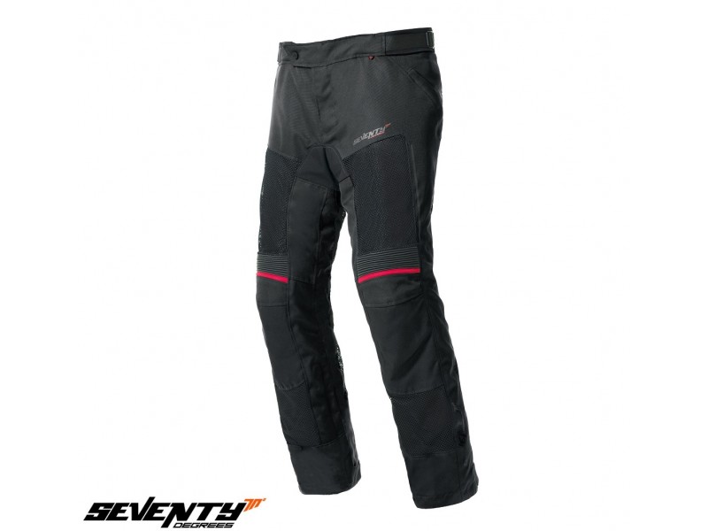 Pantaloni moto Touring unisex Seventy vara model SD-PT22 culoare: negru