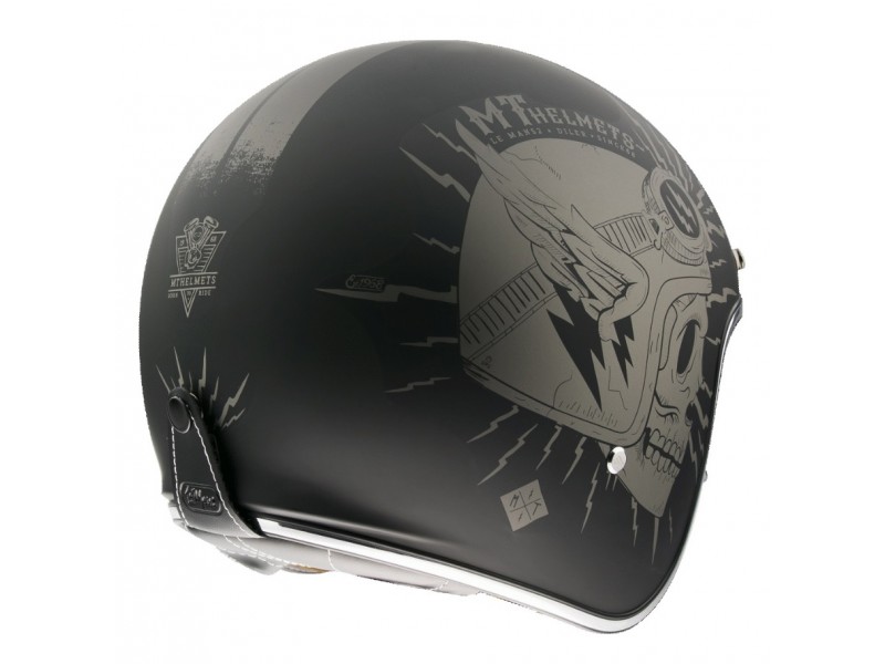 Casca open face motociclete MT Le Mans 2 SV Diler A2 gri mat (ochelari soare integrati)