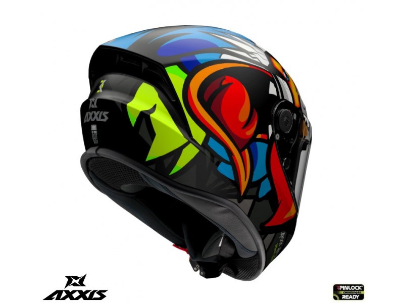 Casca integrala Axxis model Draken S Parrot A1 negru mat
