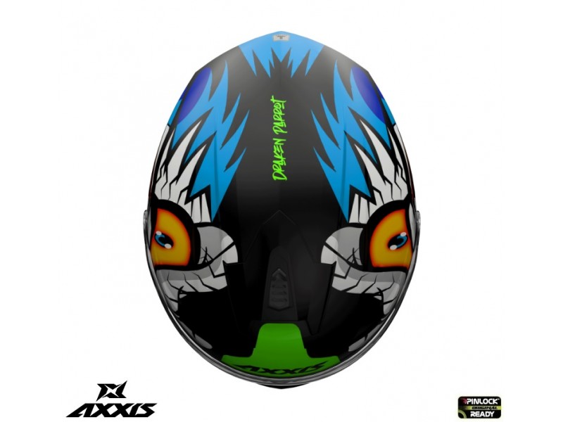 Casca integrala Axxis model Draken S Parrot A1 negru mat