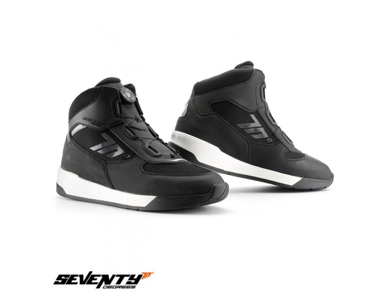 Ghete moto Urban Unisex Seventy model SD-BC10 culoare: negru/gri Ghete moto Urban Unisex Seventy model SD-BC10 culoare: negru/gri
