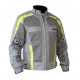 Geaca (jacheta) motociclete barbati Touring Unik Racing model VZ-08 culoare: gri/verde fluor Geaca (jacheta) motociclete barbati Touring Unik Racing model VZ-08 culoare: gri/verde fluor
