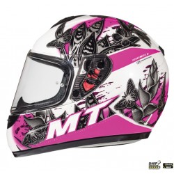 Casca integrala MT Thunder kids Breeze D8 roz lucios - de copii