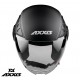Casca Axxis model Metro A1 negru lucios (open face)