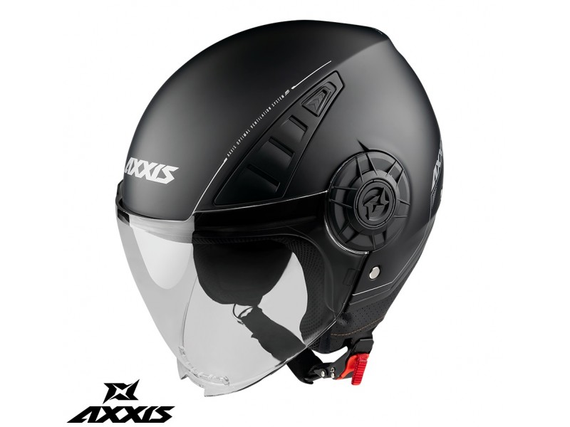 Casca Axxis model Metro A1 negru lucios (open face)