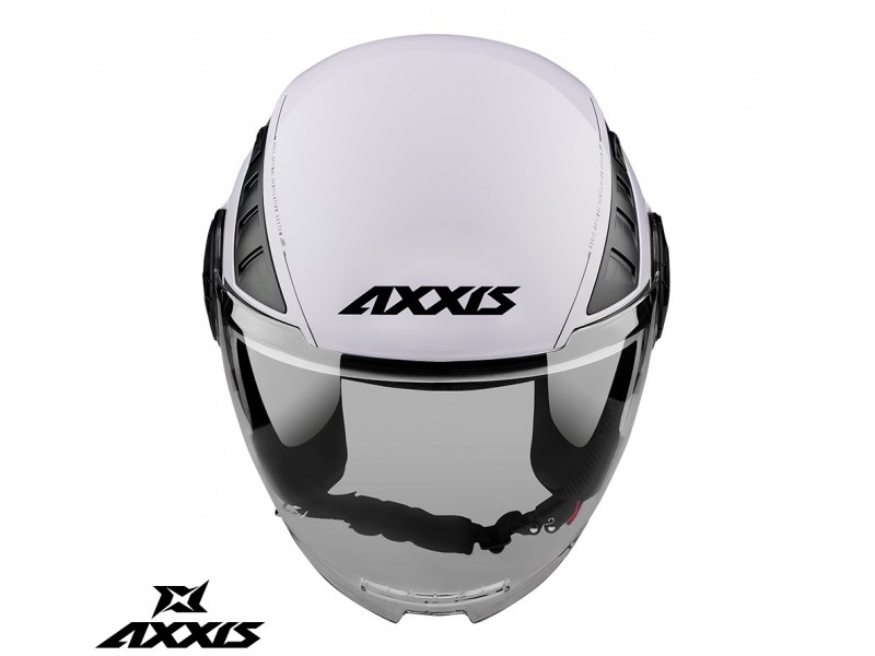 Casca Axxis model Metro A0 alb lucios (open face) Casca Axxis model Metro A0 alb lucios (open face)