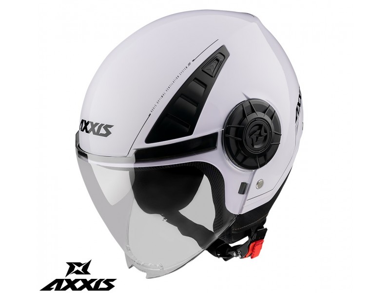 Casca Axxis model Metro A0 alb lucios (open face) Casca Axxis model Metro A0 alb lucios (open face)