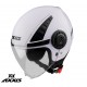 Casca Axxis model Metro A0 alb lucios (open face) Casca Axxis model Metro A0 alb lucios (open face)