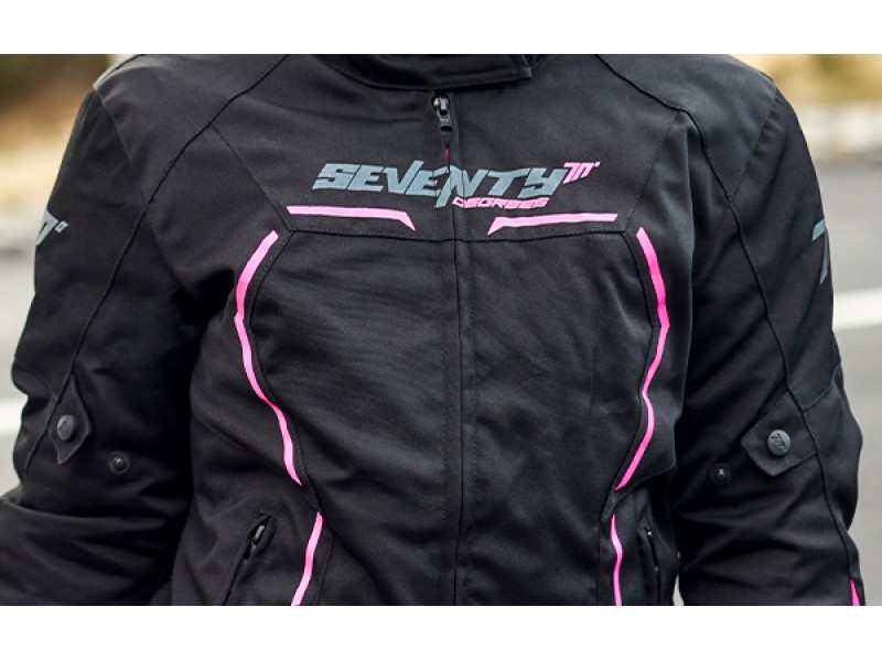 Geaca (jacheta) femei Racing Seventy vara/iarna model SD-JR67 culoare: negru/roz