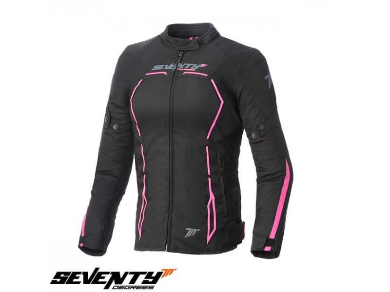 Geaca (jacheta) femei Racing Seventy vara/iarna model SD-JR67 culoare: negru/roz