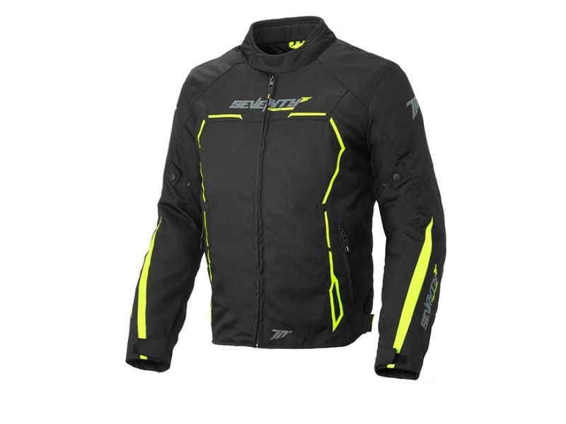 Geaca (jacheta) barbati Racing Seventy vara/iarna model SD-JR65 culoare: negru/galben fluor Geaca (jacheta) barbati Racing Seventy vara/iarna model SD-JR65 culoare: negru/galben fluor