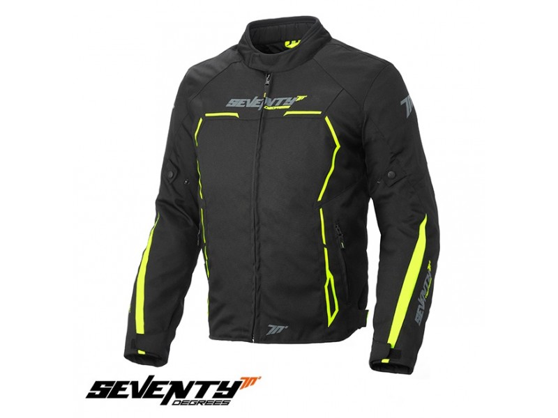 Geaca (jacheta) barbati Racing Seventy vara/iarna model SD-JR65 culoare: negru/galben fluor Geaca (jacheta) barbati Racing Seventy vara/iarna model SD-JR65 culoare: negru/galben fluor
