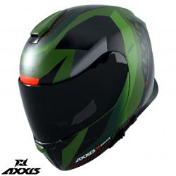 Casca modulabila Axxis model Gecko SV Shield F6 gri verde mat (ochelari soare integrati) Casca modulabila Axxis model Gecko SV Shield F6 gri verde mat (ochelari soare integrati)