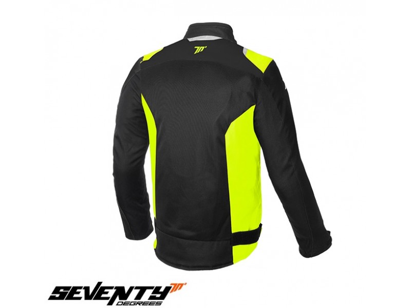Geaca (jacheta) barbati Racing vara Seventy model SD-JR48 culoare: negru/galben fluor