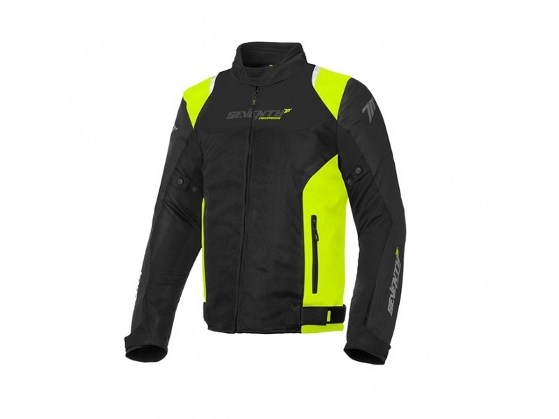 Geaca (jacheta) barbati Racing vara Seventy model SD-JR48 culoare: negru/galben fluor