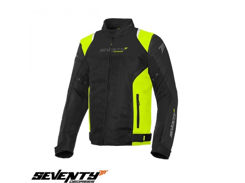 Geaca (jacheta) barbati Racing vara Seventy model SD-JR48 culoare: negru/galben fluor