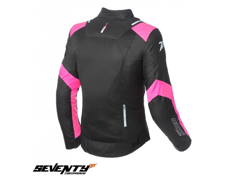 Geaca (jacheta) femei Racing vara Seventy model SD-JR54 culoare: negru/roz Geaca (jacheta) femei Racing vara Seventy model SD-JR54 culoare: negru/roz