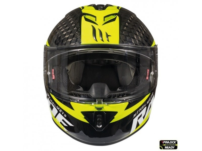 Casca integrala MT Rapide Pro Carbon Kids C3 galben lucios - 100% carbon Casca integrala MT Rapide Pro Carbon Kids C3 galben lucios - 100% carbon