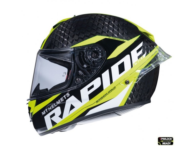 Casca integrala MT Rapide Pro Carbon Kids C3 galben lucios - 100% carbon Casca integrala MT Rapide Pro Carbon Kids C3 galben lucios - 100% carbon