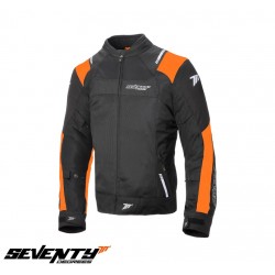 Geaca (jacheta) barbati Racing vara Seventy model SD-JR52 culoare: negru/portocaliu Geaca (jacheta) barbati Racing vara Seventy model SD-JR52 culoare: negru/portocaliu